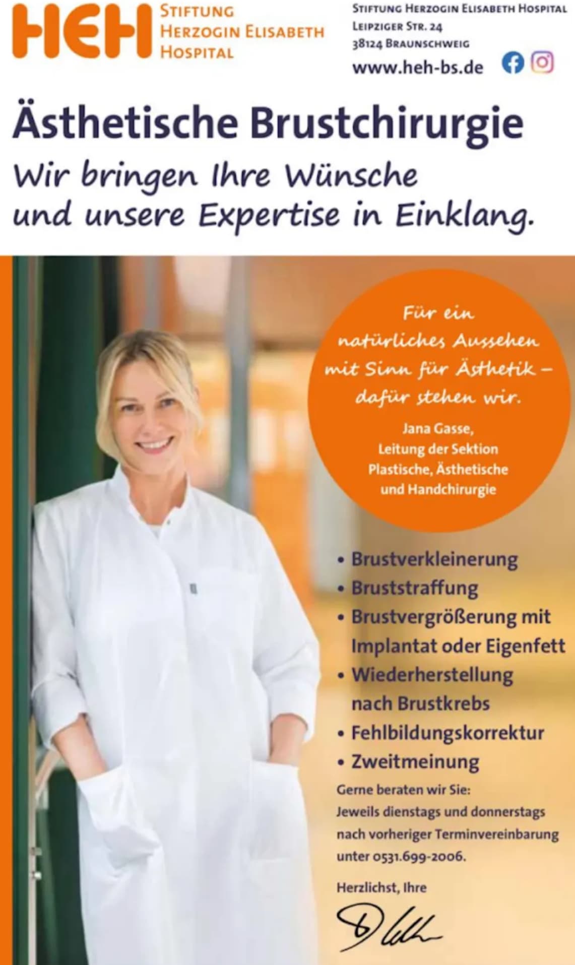 Ihr Wohlgefühl verbessern dank Schönheitschirurgie Braunschweig