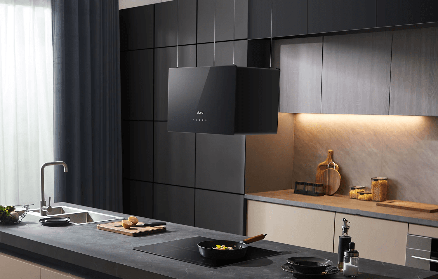 Geruchsfreie Küche leicht gemacht – Dunstabzugshaube Umluft von CIARRA Appliances überzeugt