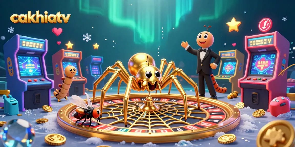 Experience seamless gameplay on cakhiatv with a dynamic betting scene featuring vibrant casino-themed characters.