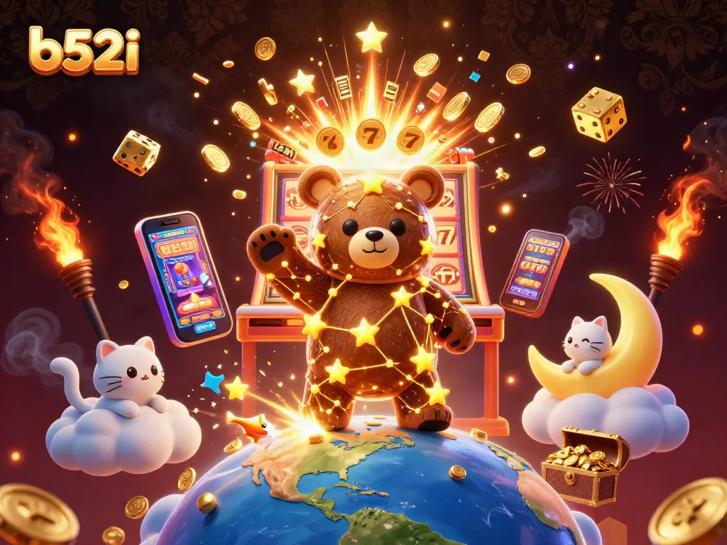 Engage with thrilling b52i casino experiences as golden coins cascade from the night sky.