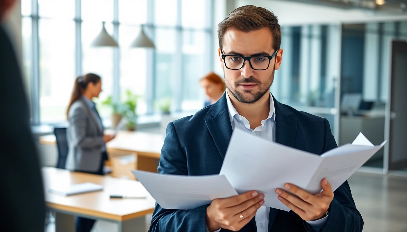 Headhunter Ingenieure bei der professionellen Beratung in einem modernen Büroumfeld.
