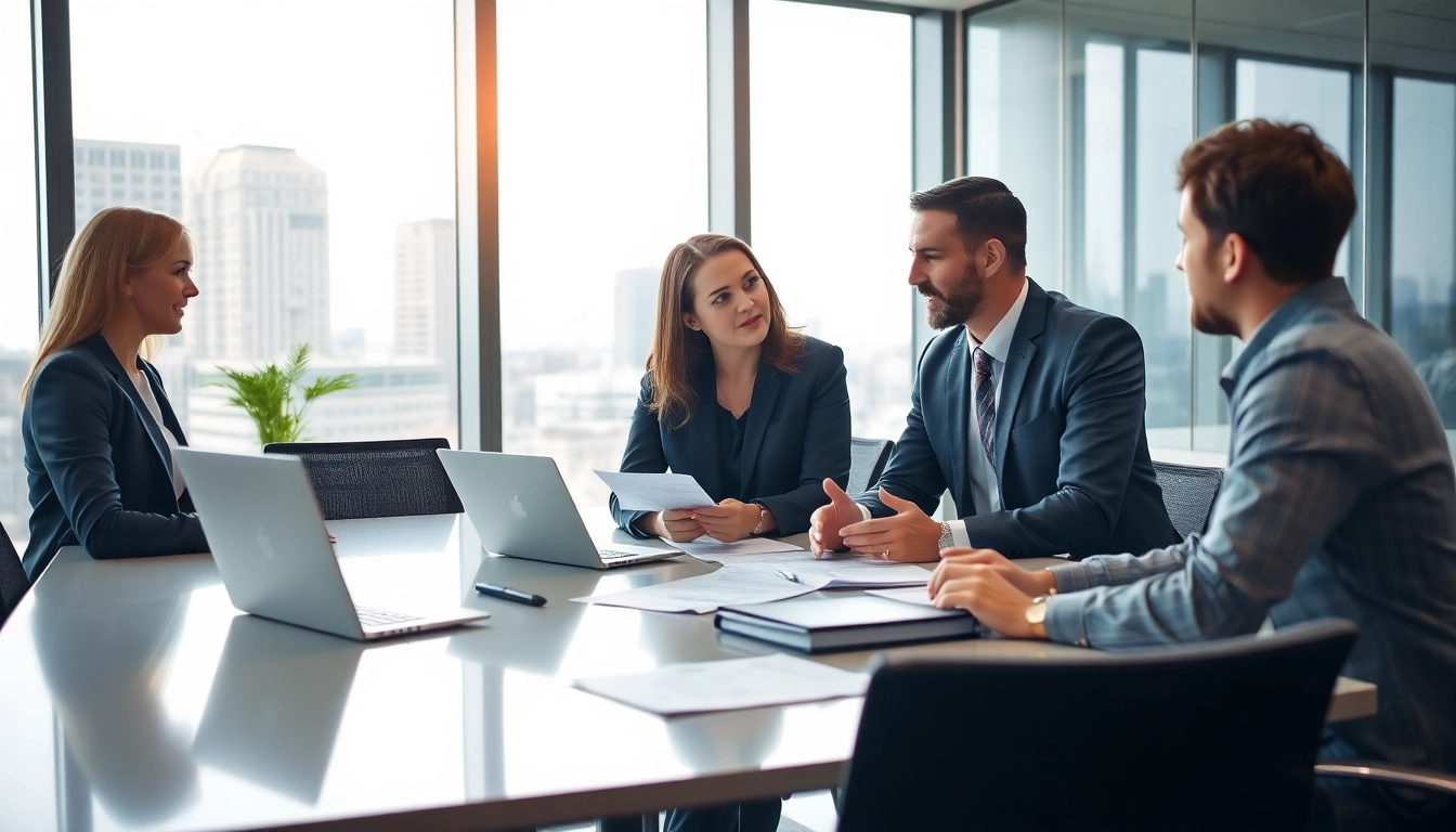 Headhunter Ingenieure in a professional negotiation setting with an engineer, demonstrating collaboration.