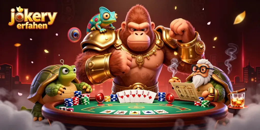 Check out jokery erfahrungen while enjoying a lively casino scene with vibrant poker elements.