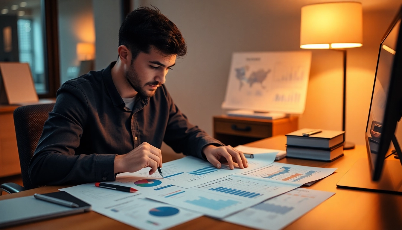 Organize your businessplan ambulanter pflegedienst effectively with an engaged professional analyzing financial reports.