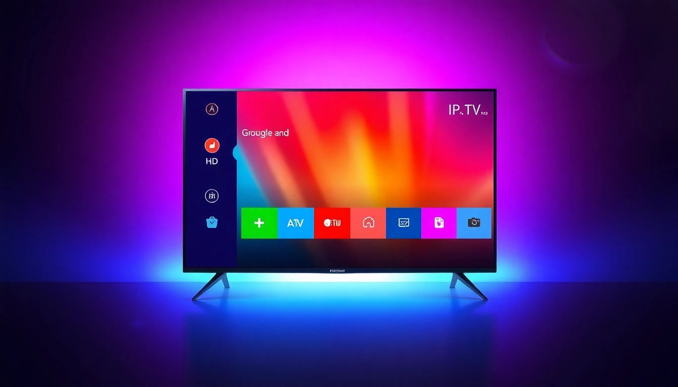 Sehen Sie sich die Benutzeroberfläche von iptv-smarters-player.net in HD-Qualität an, die auf einem Smart-TV angezeigt wird.