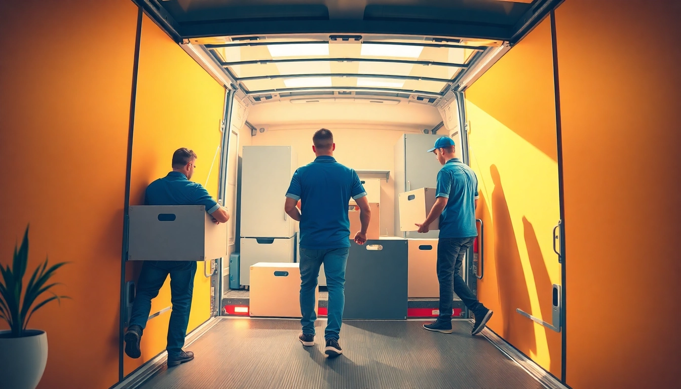 Professionelle Umzugshelfer bei der Arbeit in Saarland, die Möbel sicher laden – Ihr Umzugsunternehmen im Saarland.