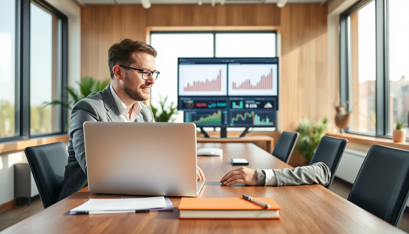 Professioneller Headhunter Finance berät Kandidaten in einem modernen Büro.