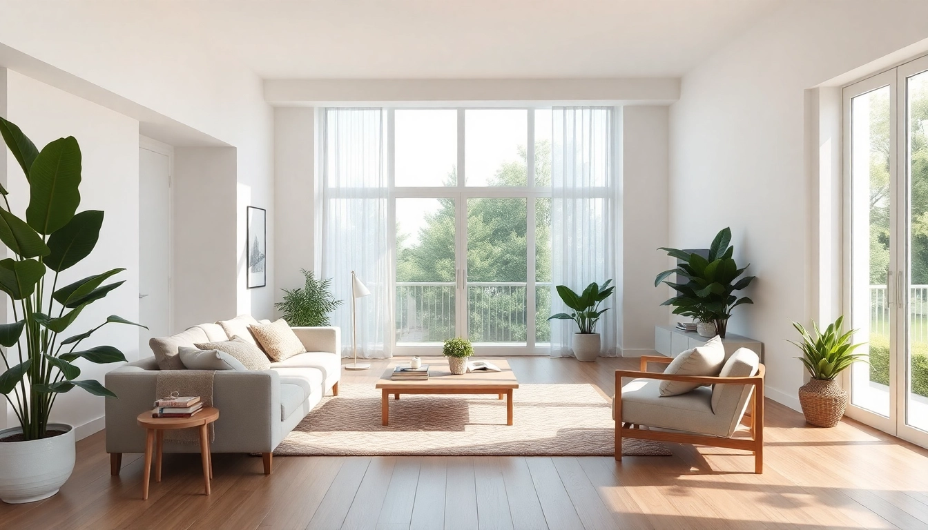 Gestalten Sie Ihre Raumgestaltung mit einem modernen und einladenden Wohnraumdesign.