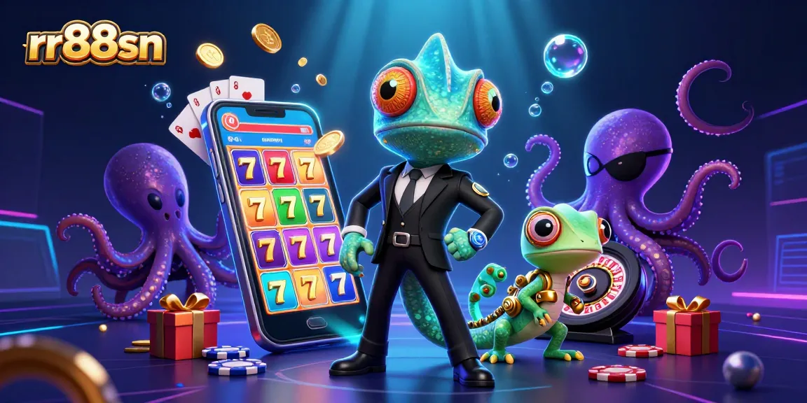 Play vibrant slot games with rr88sn using engaging characters and dynamic casino elements.